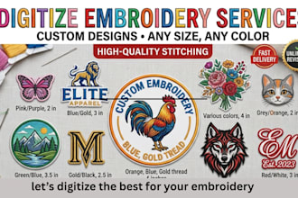 digitize logo for embroidery machine, 3d puff cap embroidery, dst pes file