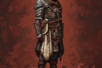 draw your dnd or original character art