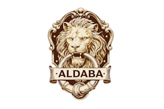 design aldaba premium cigar brand logo