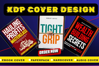 do book cover design, ebook covers, paperpack covers, amazon kdp covers design