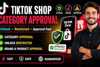tiktok shop restricted category approval and product approval effectively