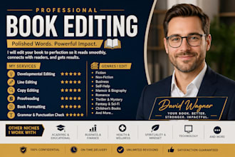 edit and proofread your fiction manuscript for publishing on amazon KDP