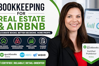 do real estate, airbnb and rental bookkeeping in quickbooks online and xero