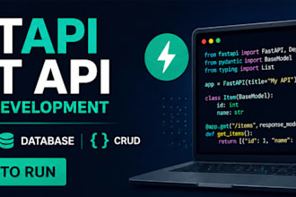 build a fastapi rest API with auth, database and tests