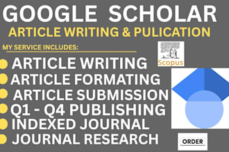 backdate,  write and publish reserch article in google scholar indexed journal