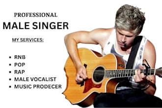 be expert indie male rnb singer rnb male pop afrobeat lead vocals rnb rap singer