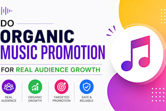 do organic music promotion for real audience growth