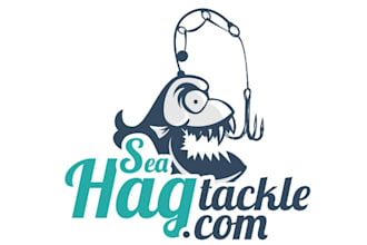 create a capturing beautiful logo for fishing tackle company