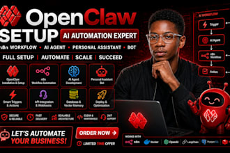 openclaw setup ai automation expert n8n workflow personal assistant agent bot