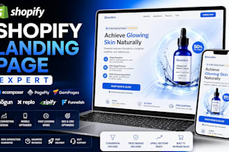 build shopify product landing page with ecomposer shogun pagefly gempages replo