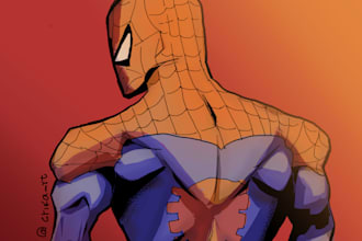 do manga and comic ilustrations
