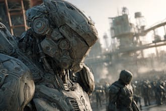 draw or design mechs robots concepts