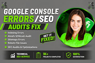 fix google search console indexing errors technical seo semrush ahrefs audit