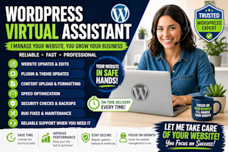 be your wordpress virtual assistant for website management
