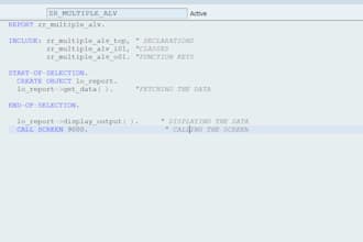 develop custom sap abap reports and alv reports