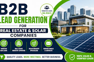 do b2b lead generation for real estate and solar companies