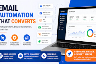 design drip email automation flow ecommerce campaigns with converting templates