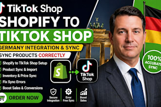 connect shopify to your germany tiktok shop and sync products correctly