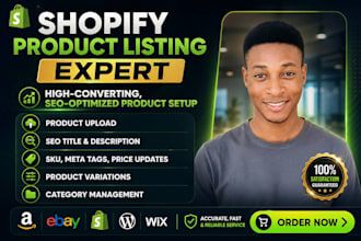do shopify product listing and shopify product upload
