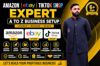 be your ecommerce specialist for amazon fba brand launch and store manage