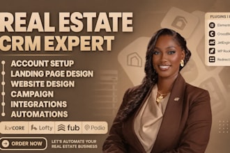 setup real estate crm lofty crm boldrail kvcore gohighlevel follow up boos idx