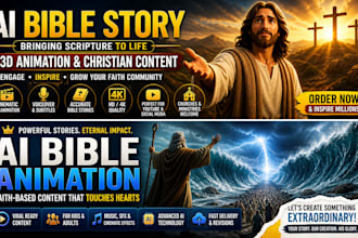 ai bible story 3d storytelling ai viral bible christain videos for youtubers
