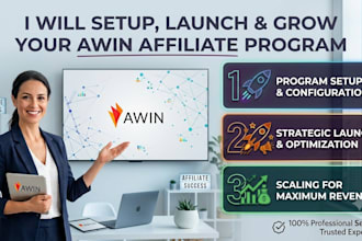 setup, launch and grow your awin affiliate program