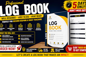 design an amazon KDP custom planners, journal logbook,workbook proffessionally