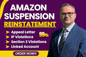 write appeal letter for amazon reinstatement section 3 amazon suspension poa