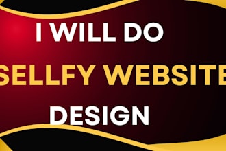 do sellfy website design and redesign
