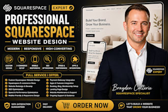 design a professional squarespace website, squarespace expert website design