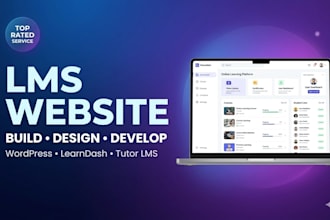 build lms educational website online course website education, elearning website