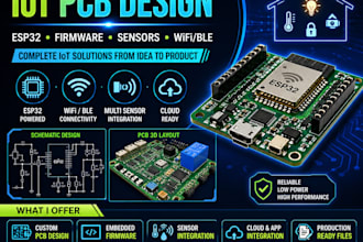 design smart home iot pcb esp32 firmware sensors embedded system ble wifi nfr52
