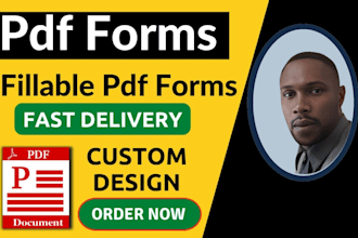 create fillable PDF forms, google forms, and survey forms
