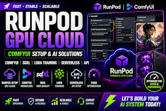 runpod setup runpod gpu cloud runpod serverless comfyui cloud lora training sdxl