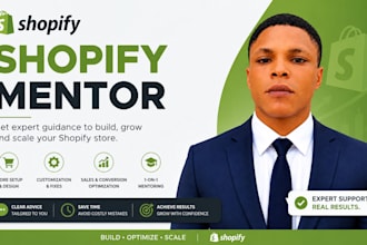 be your shopify consultant, mentor, coach, certified shopify expert