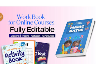 pdf handouts, forms and workbook in canva