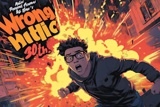 turn your idea into fun cartoon illustration