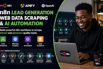 n8n lead generation apify n8n web data scraping and extraction n8n ai automation