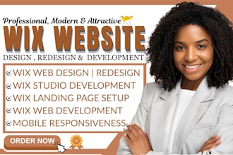 do wix website redesign wix studio design wix website development wix