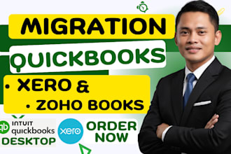 do quickbooks data migration to qbo xero or zoho books setup