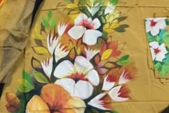 create unique hand painted dresses