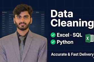 clean and organize your excel or CSV data