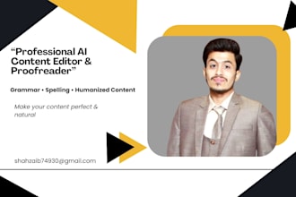 edit, proofread and humanize ai generated content