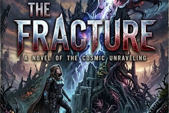 design fiction, sci fi, horror, fantasy book cover,