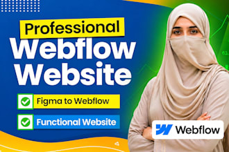 design webflow website and convert figma to webflow responsive site