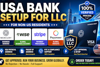 usa bank creation and USA physical address, proof of address for non residents