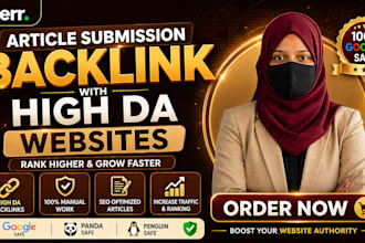 do manual article submission for SEO backlinks