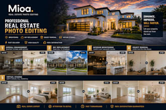 professionally edit real estate photos