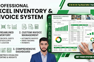 create excel inventory list, invoice stock management sheet